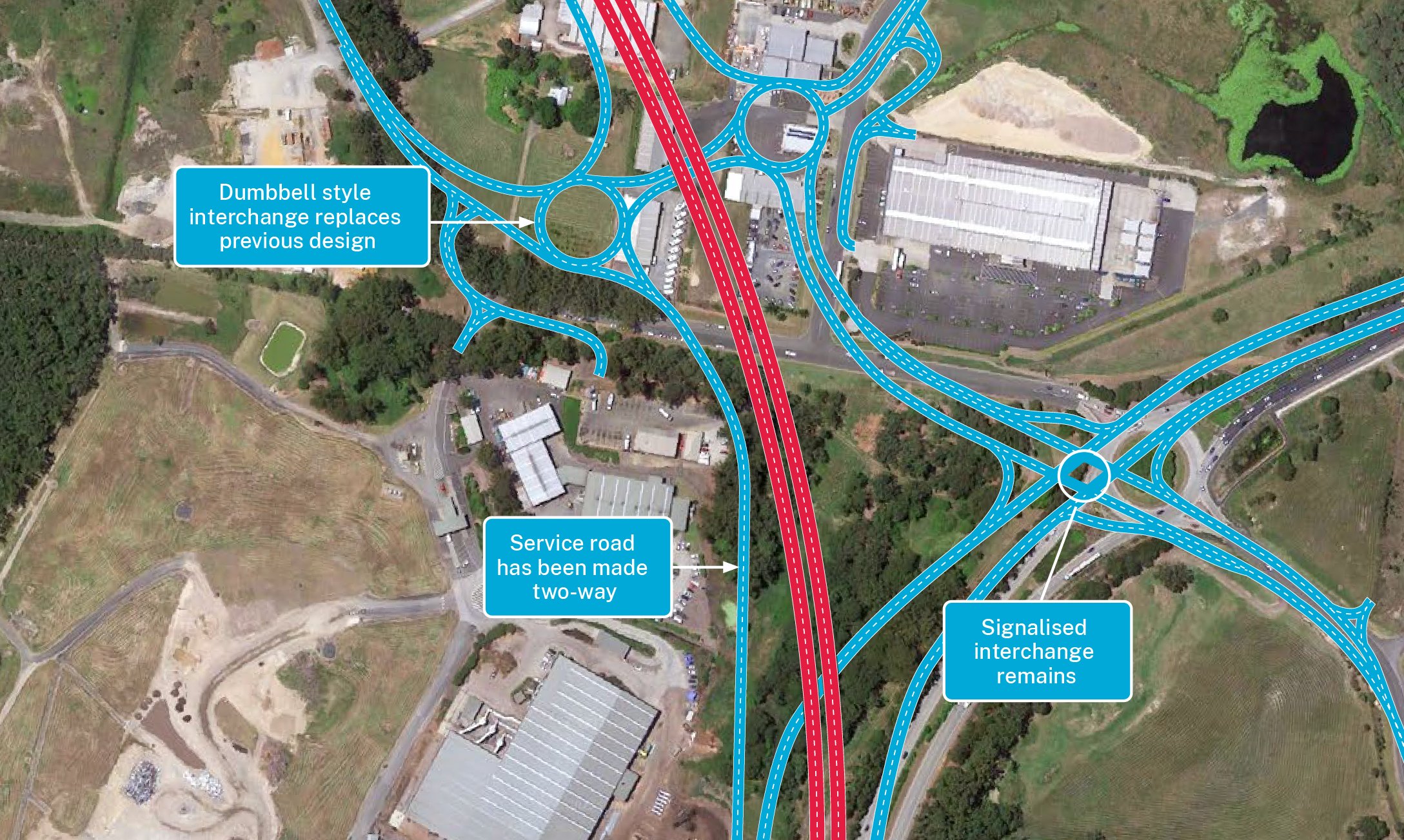 Englands Road Interchange DD map